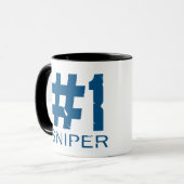 Scharfschütze #1 tasse (Vorderseite Links)