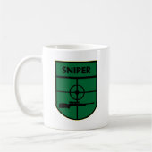 Scharfschütze-Flecken Kaffeetasse (Links)