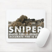 Scharfschütze - genaues Feuer ist abschließend Mousepad (Mit Mouse)