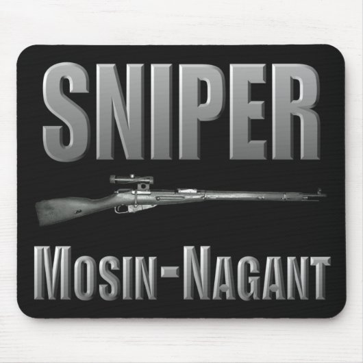 Scharfschütze Mosin-Nagant Mousepad (Vorne)