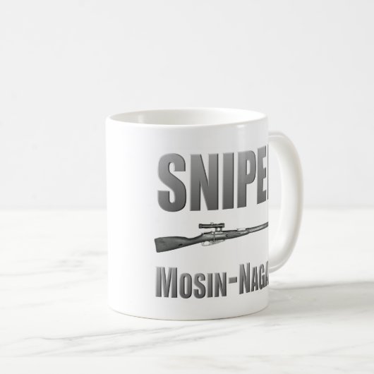 Scharfschütze Mosin-Nagant Tasse (VorderseiteRechts)