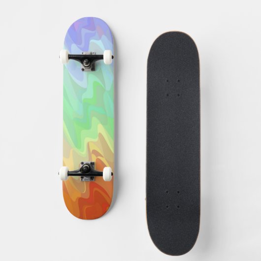 scharfsinnig glänzend skateboard (Vorderseite)