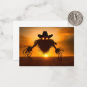 SCHARKROW MITTEILUNGSKARTE (Vorderseite/Rückseite Beispiel)