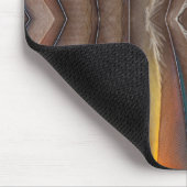 Scharlachara-Federdesign Mousepad (Ecke)