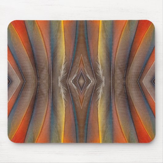 Scharlachara-Federdesign Mousepad (Vorne)