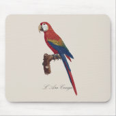 Scharlachara oder Rotbrust-Ara, Ara macao Mousepad (Vorne)
