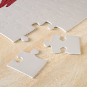 Scharlachara oder Rotbrust-Ara, Ara macao Puzzle (Seite)