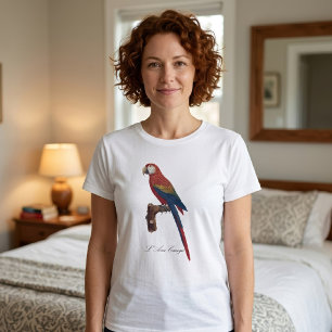 Scharlachara oder Rotbrust-Ara, Ara macao T-Shirt