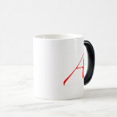Scharlachrot "A " Verwandlungstasse (VorderseiteRechts)