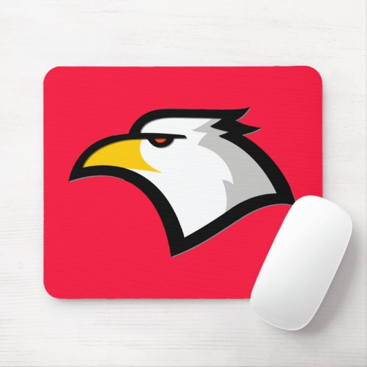 Scharlachrot; Bald-Adler Mousepad (Mit Mouse)