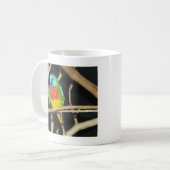 Scharlachrot-Chested Parakeet - Neophema splendida Kaffeetasse (Vorderseite Links)