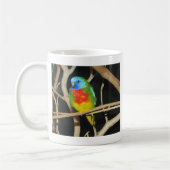 Scharlachrot-Chested Parakeet - Neophema splendida Kaffeetasse (Links)