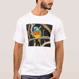 Scharlachrot-Chested Parakeet - Neophema splendida T-Shirt