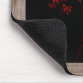 Scharlachrot Folien-Blumenstrauß ~Mouse Pad~ Mousepad (Ecke)