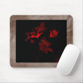 Scharlachrot Folien-Blumenstrauß ~Mouse Pad~ Mousepad (Mit Mouse)