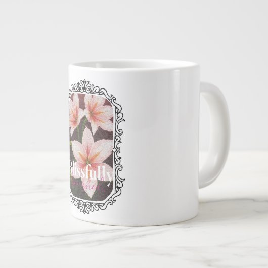 Scharlachrot Jumbo-Tasse (Vorderseite Rechts)