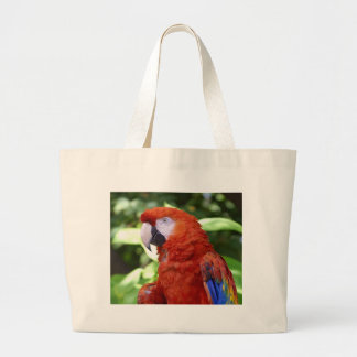 Scharlachrot Macaw- Jumbo Stoffbeutel