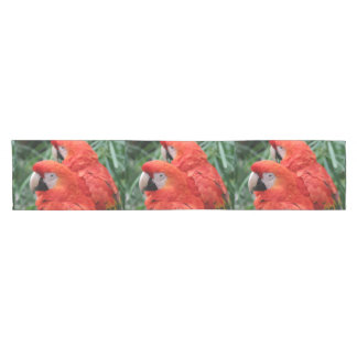 Scharlachrot Macaw- Kurzer Tischläufer