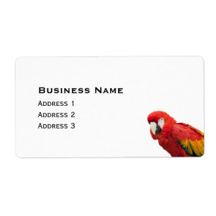 Scharlachrot Macaw-Vogel-