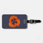 Scharlachrot Orange Poppy 1 Gepäckanhänger (Vorderseite horizontal)