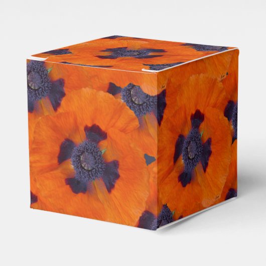 Scharlachrot Orange Poppy 1 Geschenkschachtel (Vorderseite)