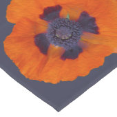 Scharlachrot Orange Poppy 1 Kurzer Tischläufer (Ecke)