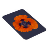 Scharlachrot Orange Poppy 1 Magnet (Rechte Seite)