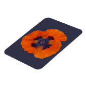 Scharlachrot Orange Poppy 1 Magnet (Linke Seite)