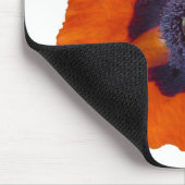 Scharlachrot Orange Poppy 1 Mousepad (Ecke)