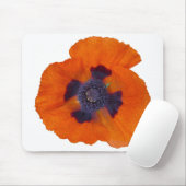 Scharlachrot Orange Poppy 1 Mousepad (Mit Mouse)