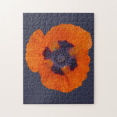 Scharlachrot Orange Poppy 1 Puzzle (Vertikal)