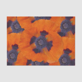Scharlachrot Orange Poppy 1 Seidenpapier