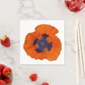 Scharlachrot Orange Poppy 1 Serviette (Beispiel)