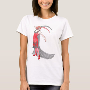Scharlachrot Prallplatten- T-Shirt