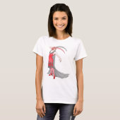 Scharlachrot Prallplatten- T-Shirt (Vorne ganz)