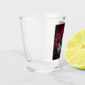 Scharlachrot Schnapsglas (Links)