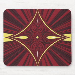 Scharlachrot Seil- Mousepad