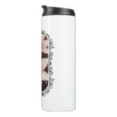 Scharlachrot Thermosbecher (Nach rechts gedreht)