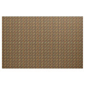 Scharlachrot und cremefarbene Blüten Stoff (Yard (91,4 cm))