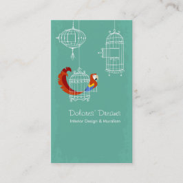 Scharlachrot Visitenkarte