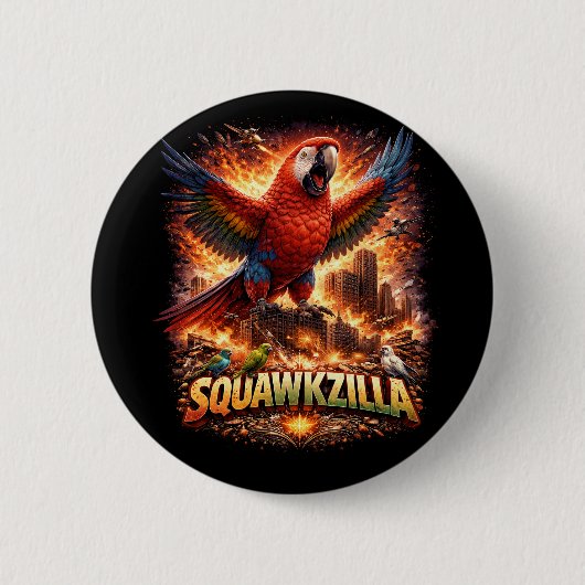 Scharlachrote Belagerung Button (Vorderseite)