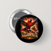 Scharlachrote Belagerung Button (Vorne & Hinten)