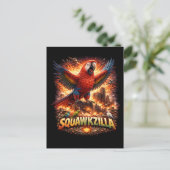 Scharlachrote Belagerung Postkarte (Stehend Vorderseite)