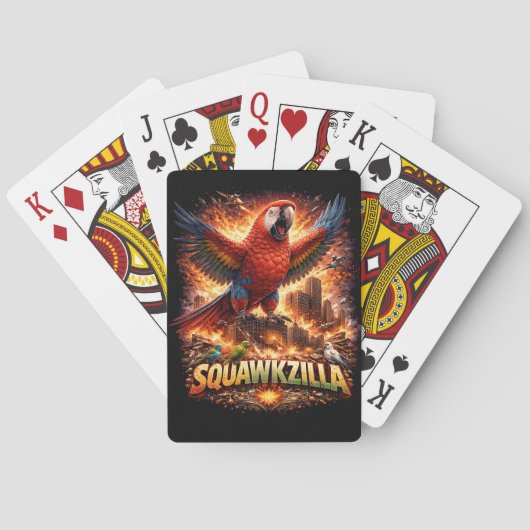 Scharlachrote Belagerung Spielkarten (Rückseite)