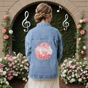 Scharlachrote Flüstern Jeansjacke