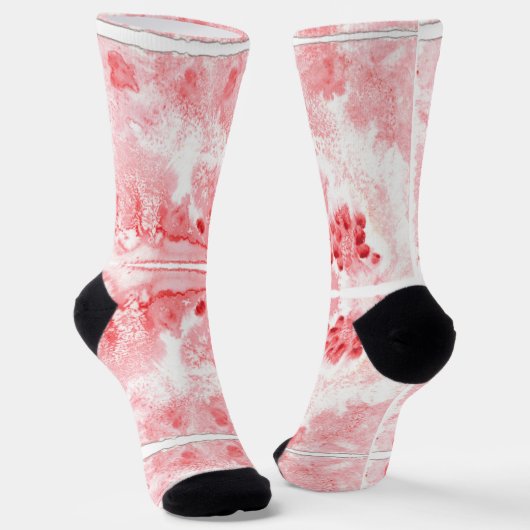 Scharlachrote Flüstern Socken (Gewinkelt)