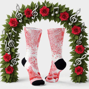 Scharlachrote Flüstern Socken