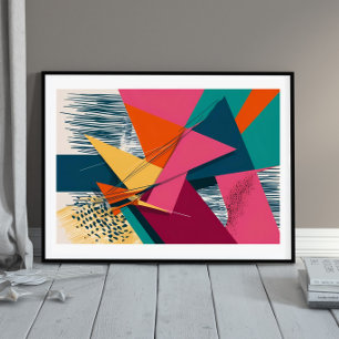 Scharlachrote Geschwindigkeit Poster