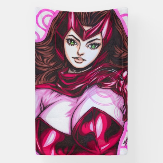 Scharlachrote Hexe ~ Wanda Maximoff Banner (Vertikal)