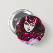 Scharlachrote Hexe ~ Wanda Maximoff Button (Vorne & Hinten)